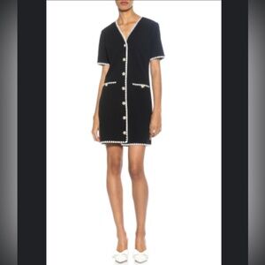Alexia Admor - Short Sleeve Button Front Dress